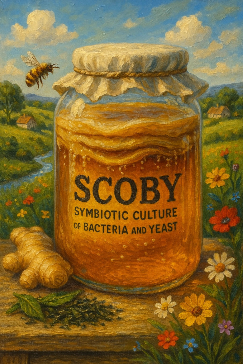 Alcohol Free Sparkling Tea: Meet The Scoby Behind Refined Kombucha