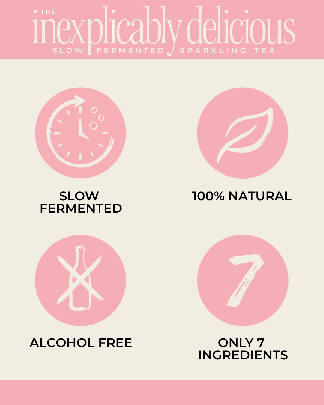 REAL Blush Slow Fermented Sparkling Tea (750mL x 6)