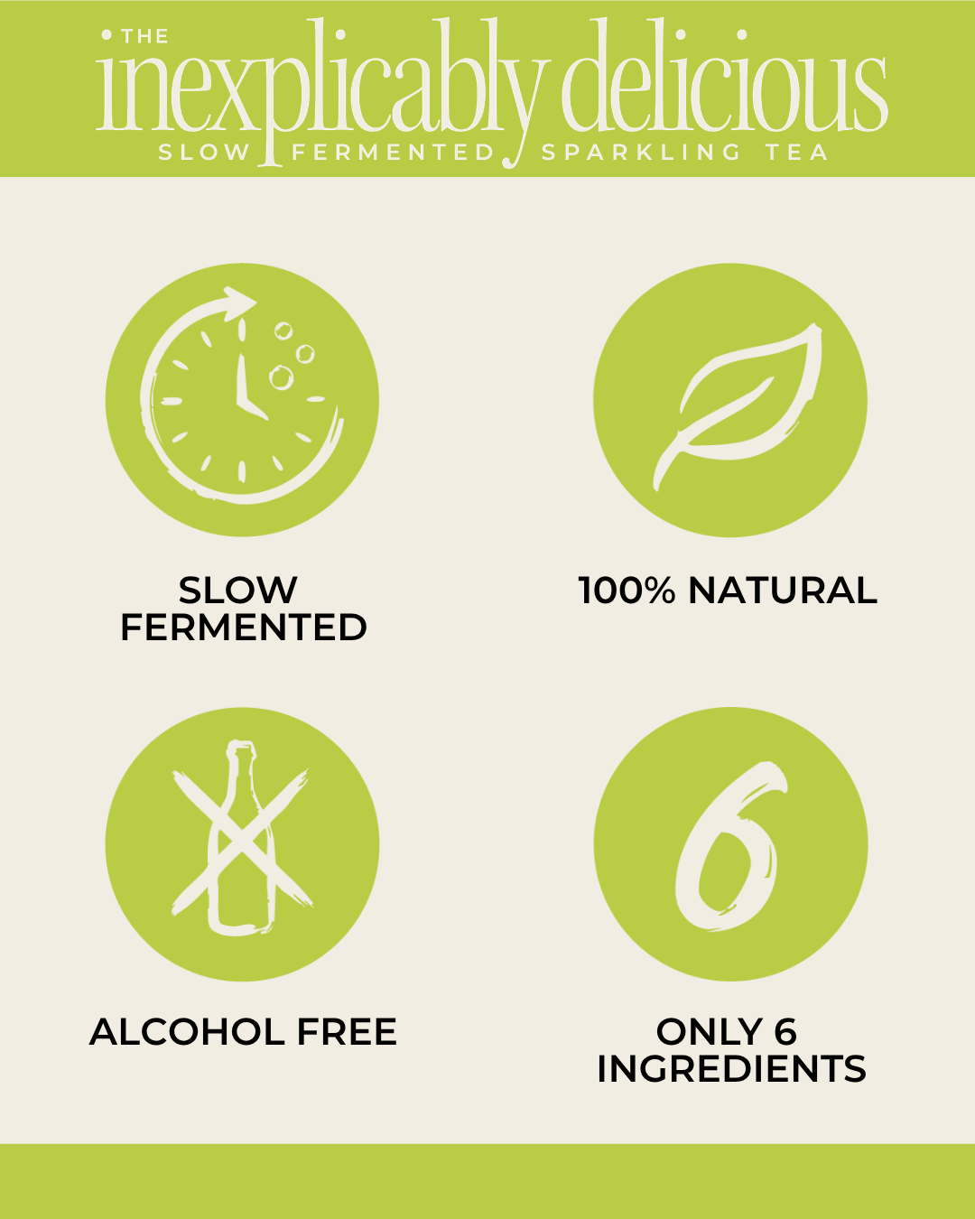REAL Dry Slow Fermented Sparkling Tea (250ml x 12)