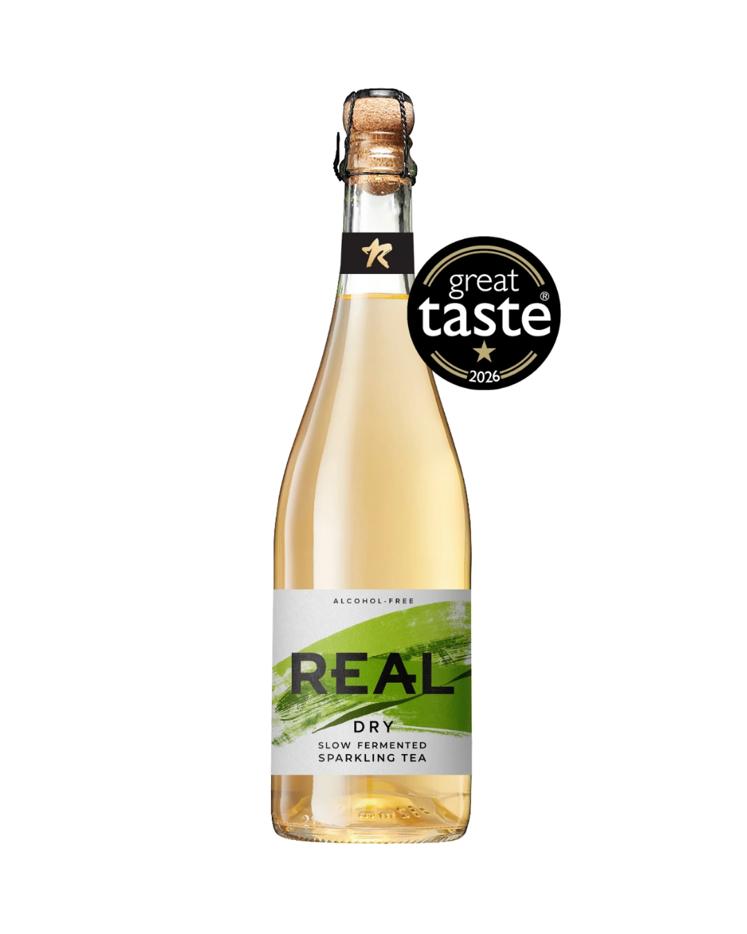 REAL Dry Slow Fermented Sparkling Tea - 750ml
