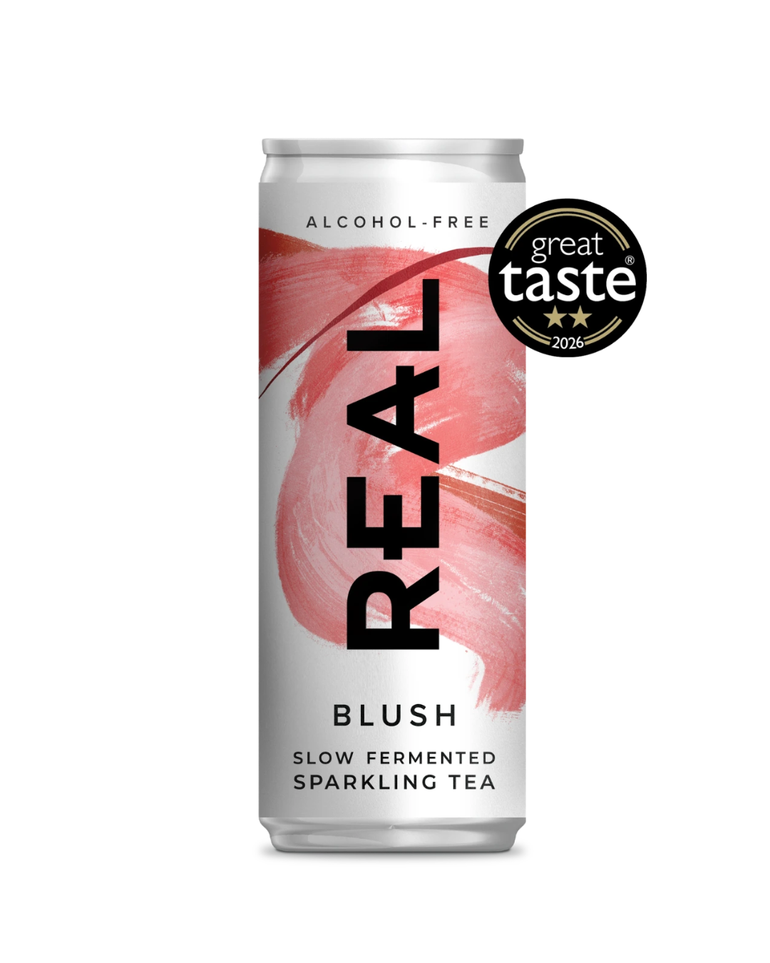 REAL Blush Slow Fermented Sparkling Tea Multipack (12 x 250ml Cans)
