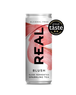 REAL Blush Slow Fermented Sparkling Tea Multipack (12 x 250ml Cans)