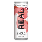 REAL Alcohol-Free REAL Blush Sparkling Rosé, Formerly Peony Blush, 12 x 250 Ml Cans