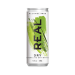 REAL Alcohol-Free REAL Dry Sparkling White, Formerly Dry Dragon, 12 x 250 Ml Cans