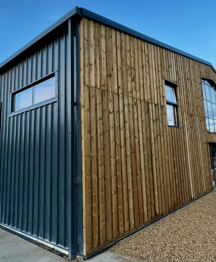 REAL Alcohol-Free REAL Fermentery Exterior, Timber-Clad Building At Waddesdon Estate