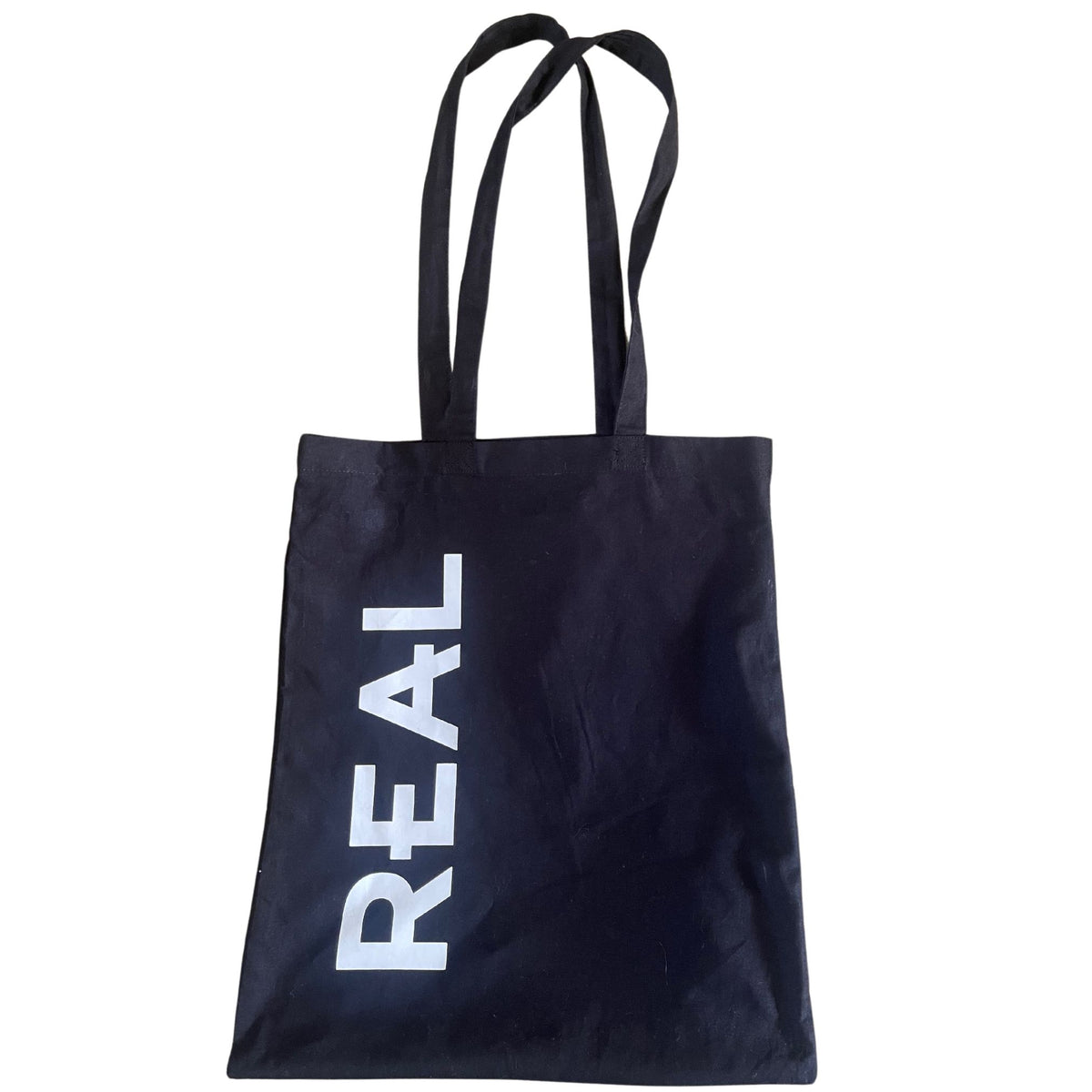 REAL Alcohol-Free REAL Tote Bag, Black Branded Shopper