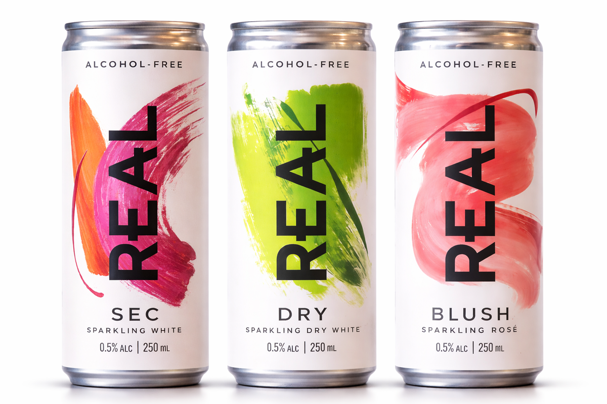 REAL Mixed Slow Fermented Sparkling Tea Case (250mL x 12)