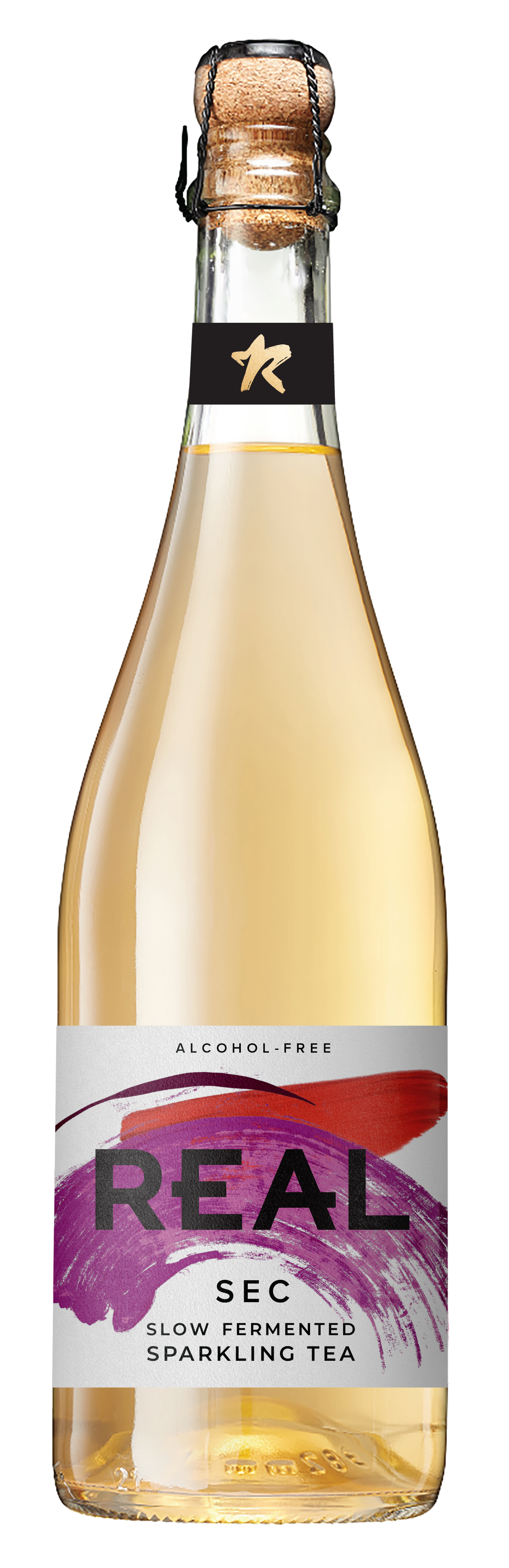 REAL Sec Slow Fermented Sparkling Tea (750mL x 6)