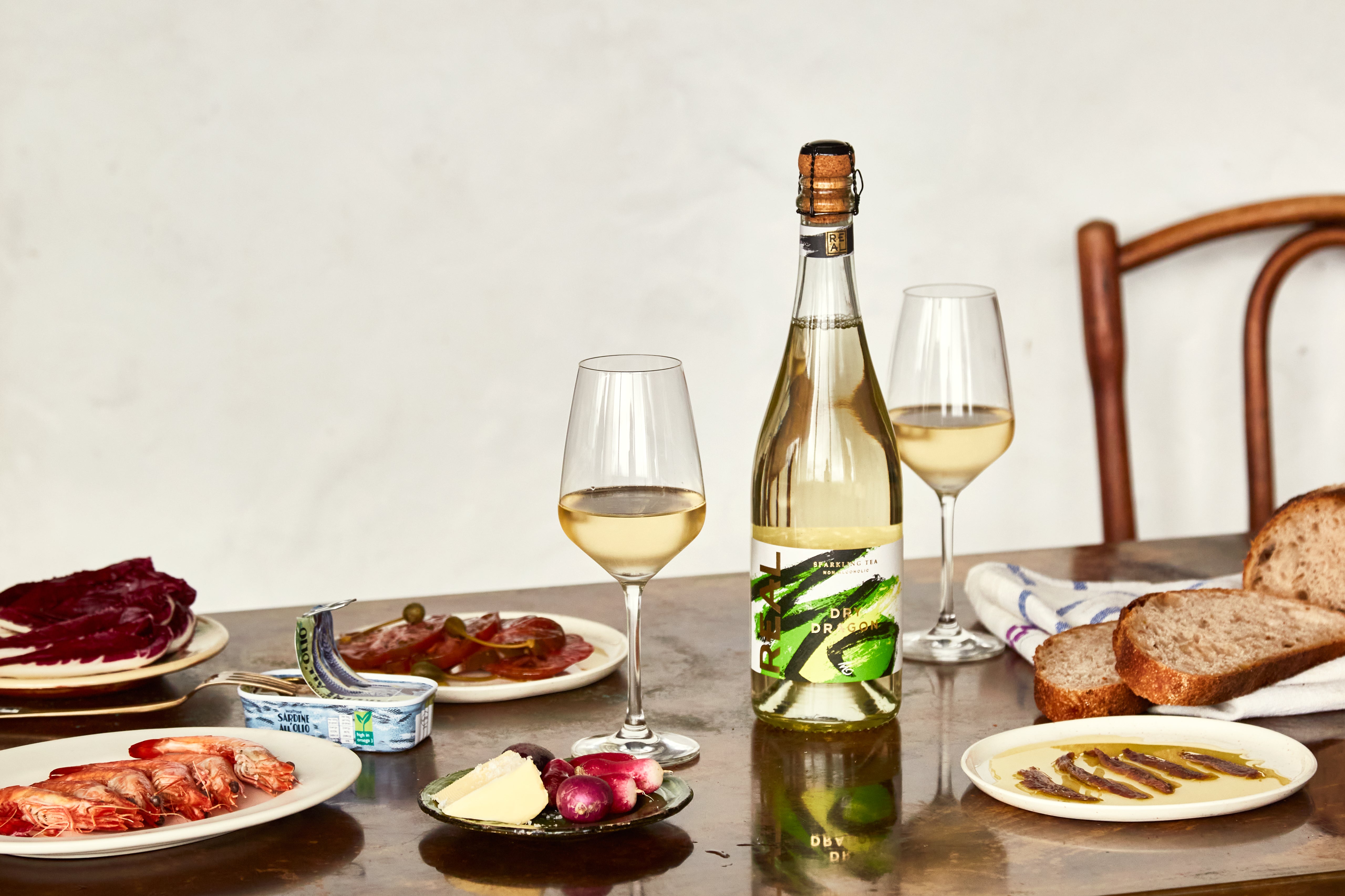 REAL DRY - Non Alcoholic Sparkling White - REAL Alcohol Free