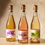 REAL Alcohol-Free REAL Mixed Case, Sparkling Collection, 6 x 750 Ml Bottles, Includes Blush (Formerly Peony Blush), Sec (Formerly Royal Flush), Dry (Formerly Dry Dragon)